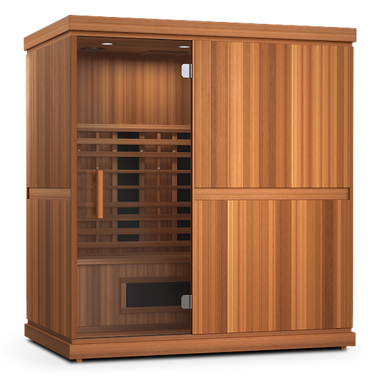 Finnmark FD-3 Full Spectrum Infrared Sauna 3-4 Person front view